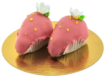 Пирожное "Клубничка из картошки"